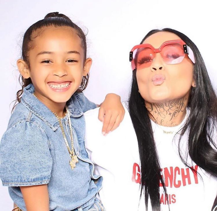 Chris Brown's baby mama and daughter