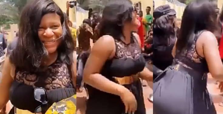 Actress Destiny Etiko Shows Off Dancing Skills After Her Father's Burial (Video)