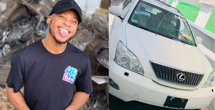 Dancer, Poco Lee excited as he receives car gift from a fan