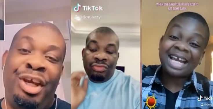 Don Jazzy reacts as man calls out men who use TikTok app