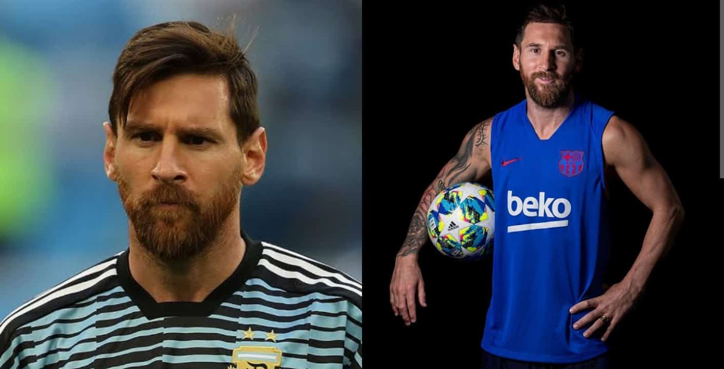 Messi becomes almost unrecognizable after shaving his beards