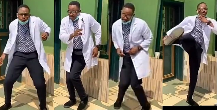 Nigerian Doctor Shows Off His Incredible "Legwork" Dancing Skills