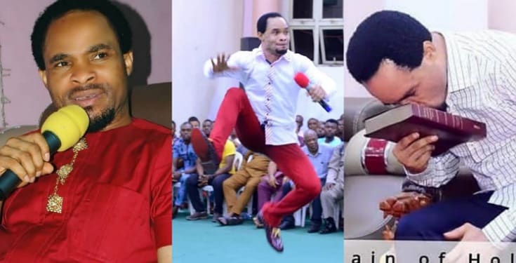 Prophet Odumeje finally reveals the source of his power after he was threatened by a native doctor (Video)