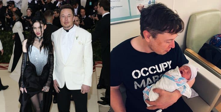 Singer, Grimes confirms she and Elon Musk have named their newborn baby X Æ A-12