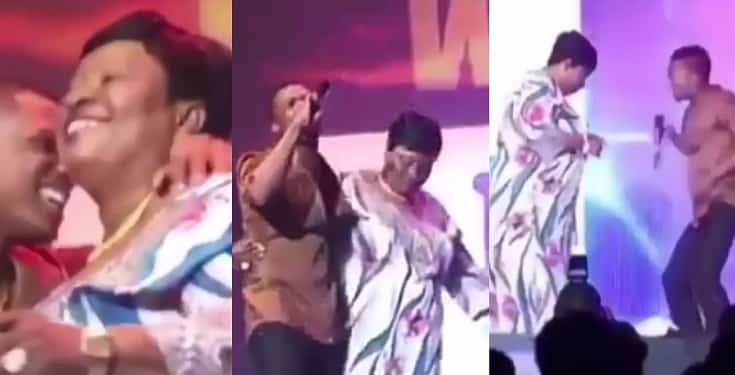 Throwback Video Of Wizkid Dancing With His Mom On Stage