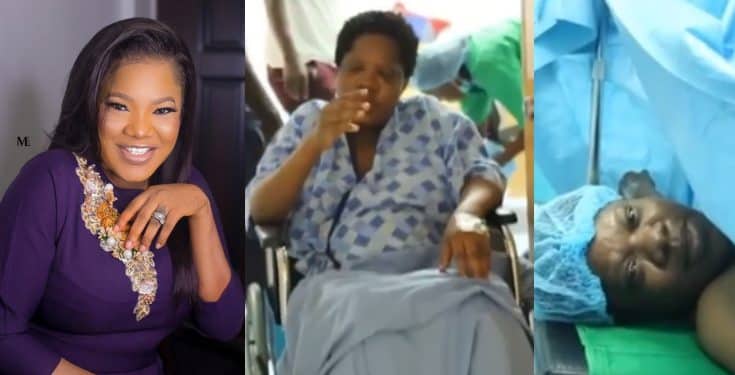 Toyin Abraham marks Mother's Day with emotional video of her childbirth
