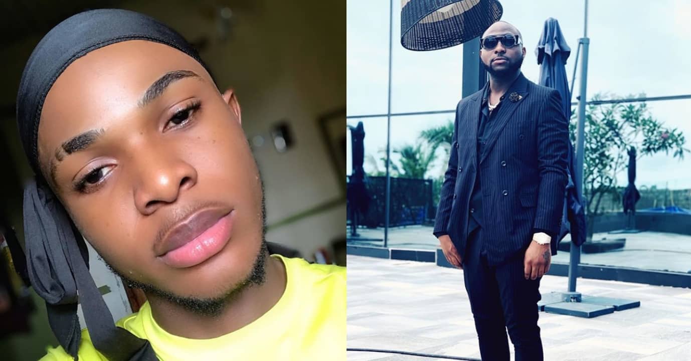 Man mocks Davido for looking awful in suit