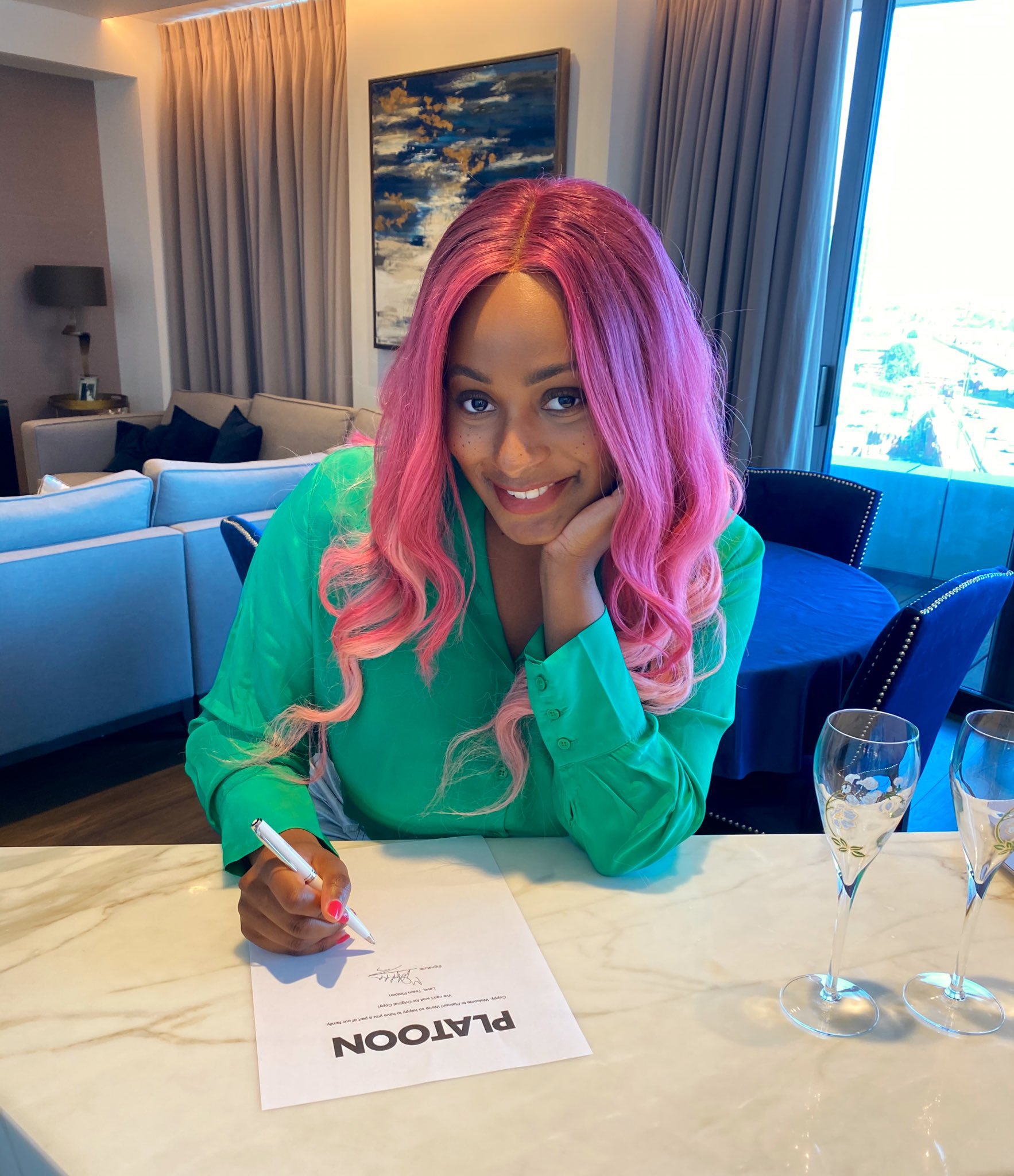 DJ Cuppy signs music deal with Platoon