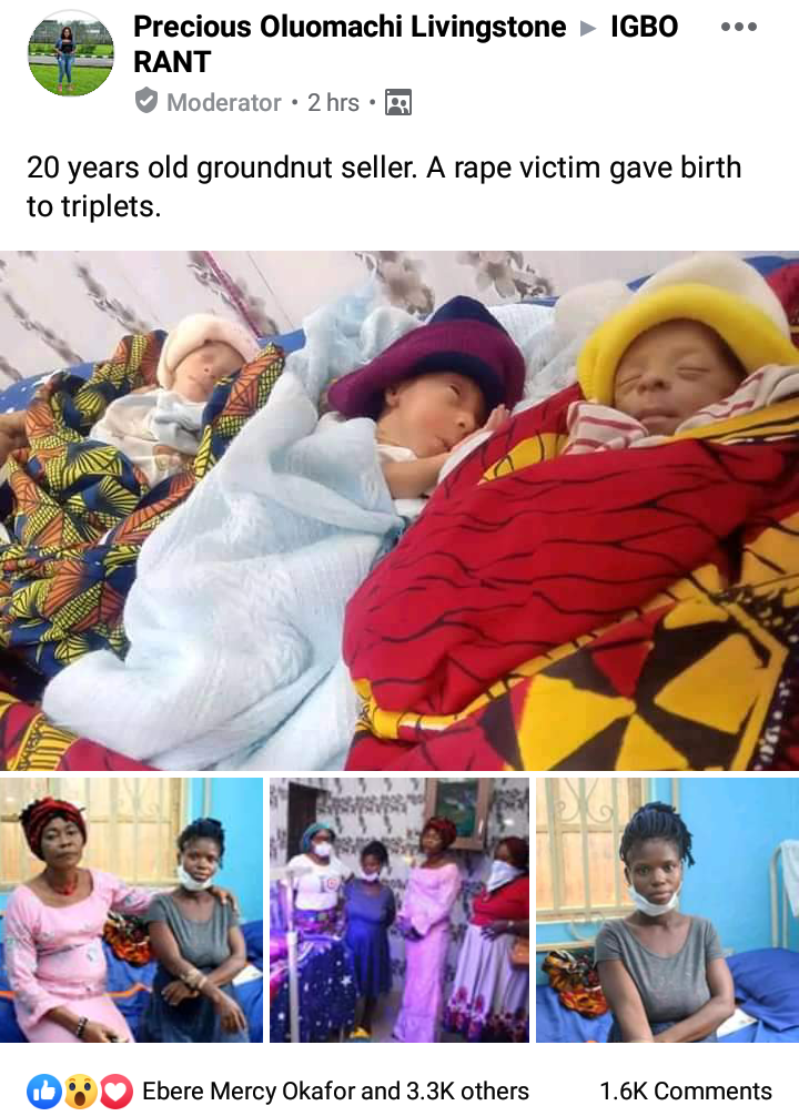 Groundnut Seller Gives Birth To Triplets