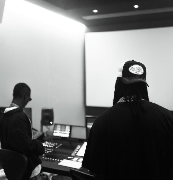 Wizkid and Burna Boy In The Studio